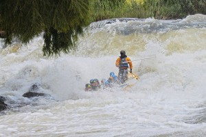 High action on Ash river white water rafting