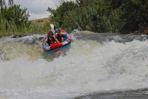 5 Man raft on Big Surprise Ash river
