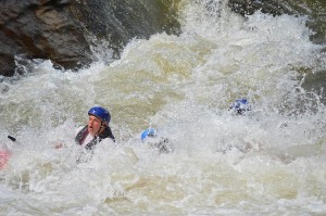 Deep water rafting Ash river                            