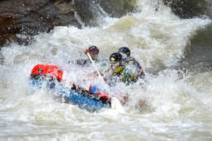 Bridge rapid White water rafting with Ingwenya tours                                