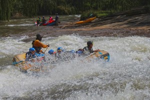 Surfing on Ash river                           