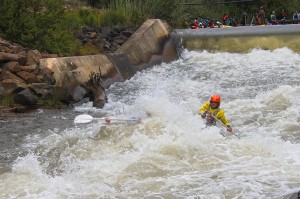 Big rapids on Ash river rafting