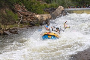 First hole Ash river rafting