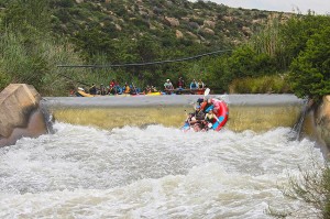 The Shoot grade 4 rapid on the Ash river  