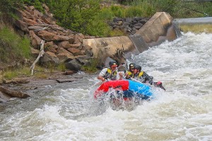 High adrenalin rafting on Ash river