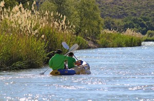 Gone fishing on Hopetown rafting trip 