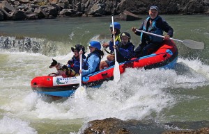 Happy kids on 3 day Orange river tour 