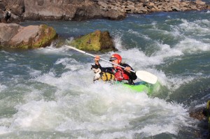 Kayaking on Hopetown Orange River tour                         