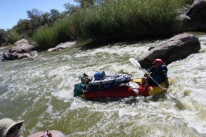 Dolfin Rapid on Orange River rafting trip        