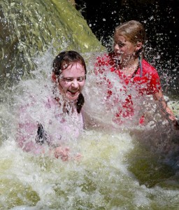 Massage at Ghum-Ghum falls, Orange River Pella       