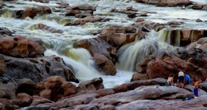 Ghum-Ghum falls on Orange river  rafting tour      