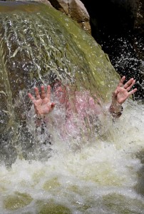 Ghum Ghum falls on a Orange river rafting tour          