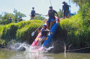 Launch for rafting trip in Parys 