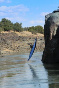Seal Launch at "Heart stop Rock" Orange River Hoeptown.