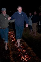 Fire walking  Parys   